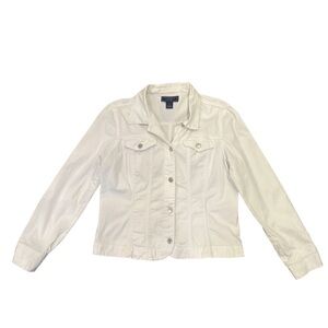 Charter Club Cream Jean Jacket